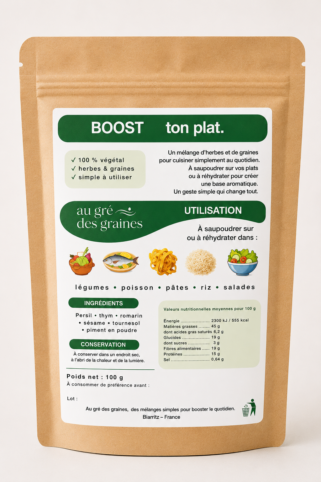 🌿 BOOST ton plat