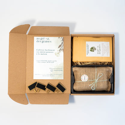 Kit micro-pousses – Faites pousser vos super-aliments à la maison