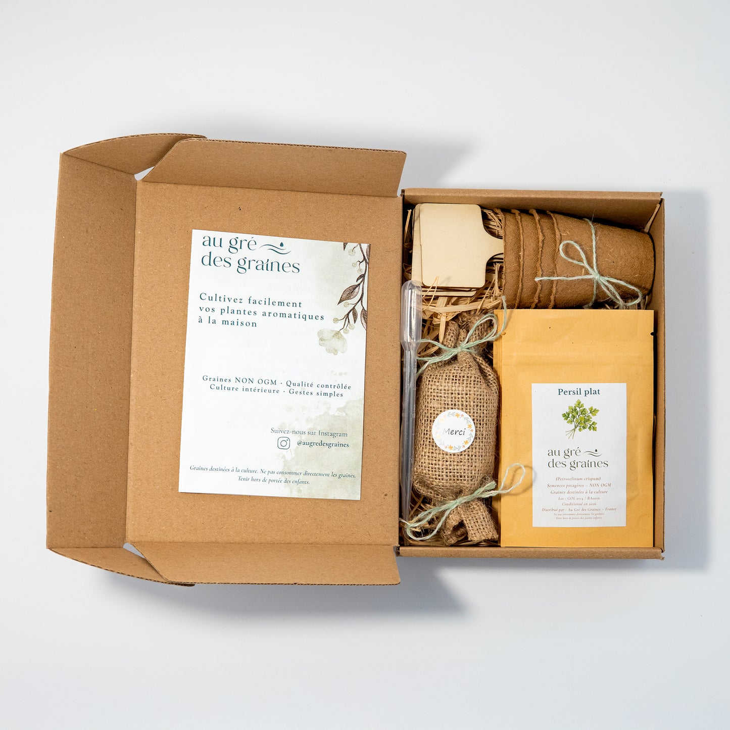 Kit Plantes Aromatiques – Faites pousser vos aromates à la maison