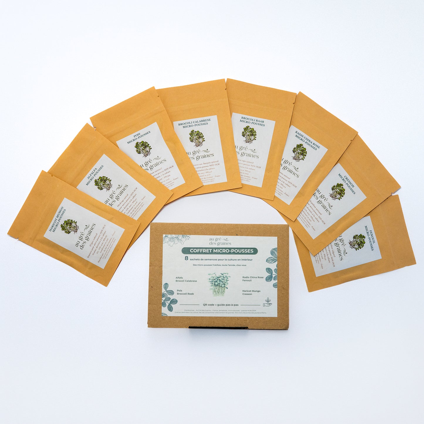 Pack 8 graines micro-pousses – Cultivez toute l’année