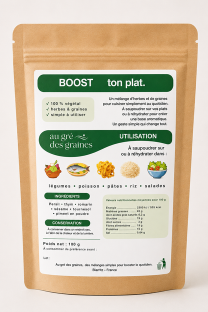 🌿 BOOST ton plat